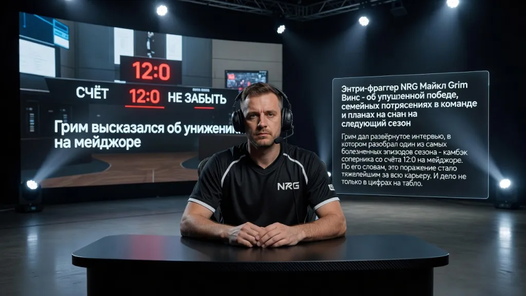Grim высказался об унижении на мейджоре. Счет 12:0 не забыть